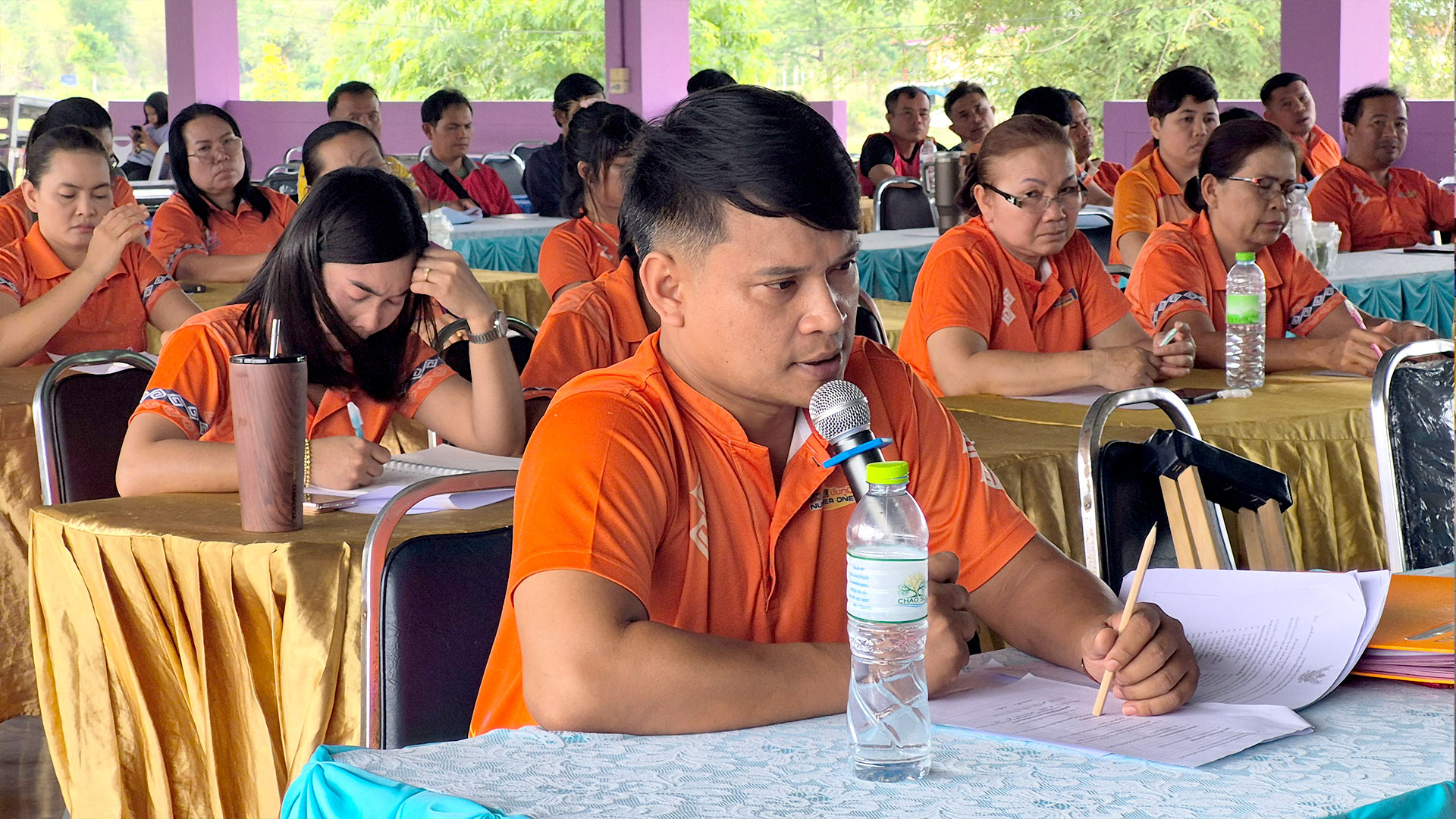 ประชุมพนักงานเจ้าหน้าที่ประจำเดือนเมษายน 2568 พร้อมมอบนโยบาย No gift policy